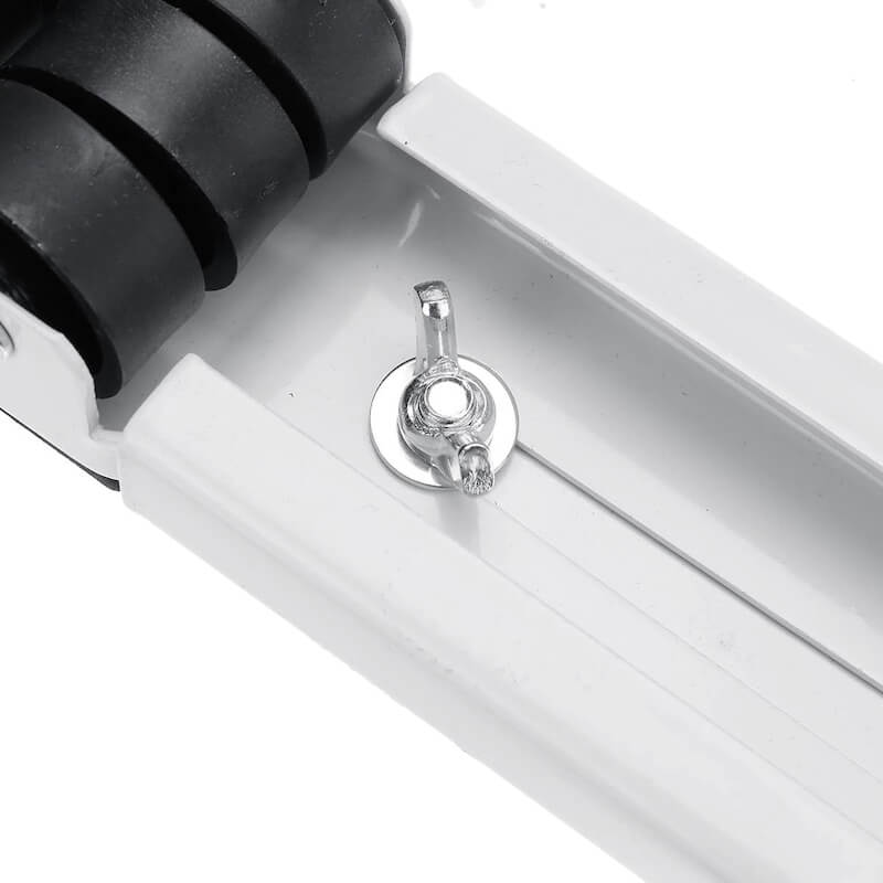 Furniture Roller Base Heavy-Duty Metal Smooth Wheels & Non-Slip Pads