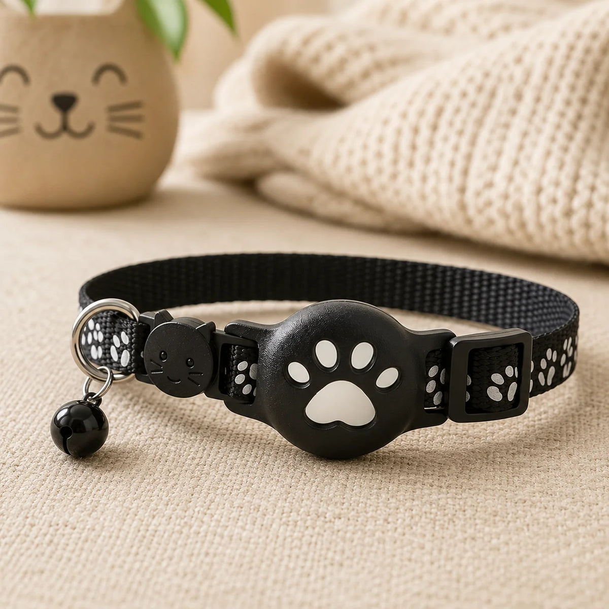 GPS Cat Collar Real-Time GPS Reflective Water-Resistant Silicone