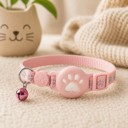 GPS Cat Collar Real-Time GPS Reflective Water-Resistant Silicone