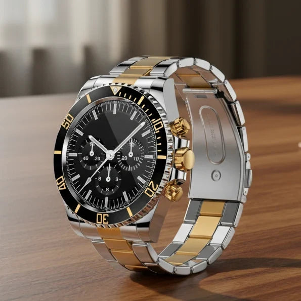GPS Smartwatch Titanium Case Waterproof 21-Day Battery