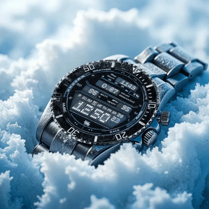 GPS Smartwatch Titanium Case Waterproof 21-Day Battery
