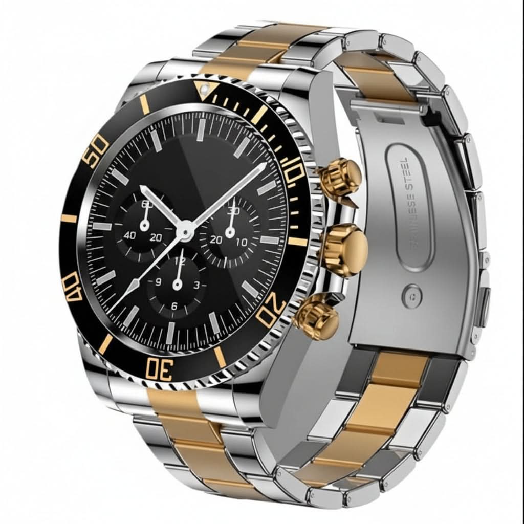 GPS Smartwatch Titanium Case Waterproof 21-Day Battery