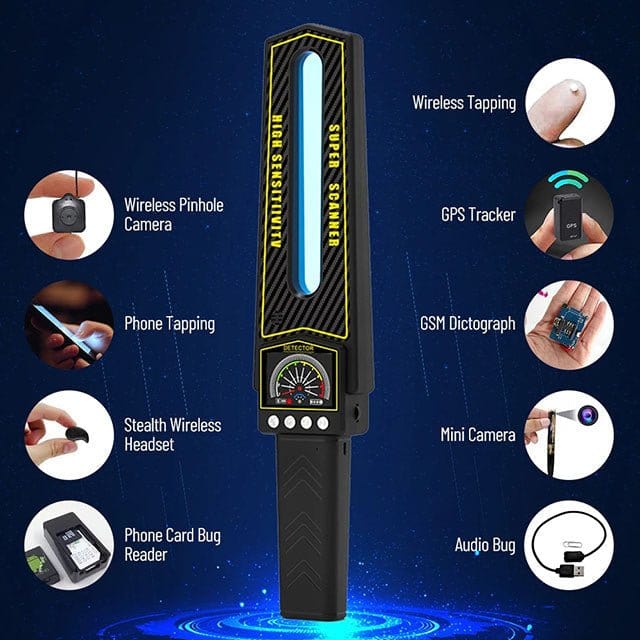 GPS Tracker Detector #2025 – Sophisticated Hidden Camera & Tracker Scanner