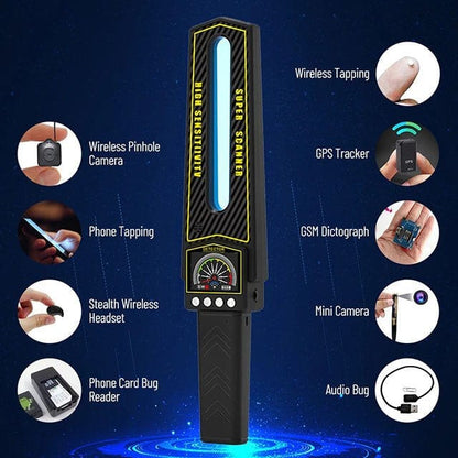GPS Tracker Detector #2025 – Sophisticated Hidden Camera & Tracker Scanner