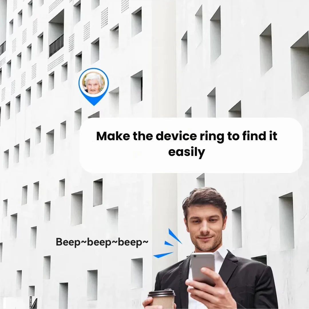 GPS Tracker for Seniors with Live Location and Long-Lasting Battery Life