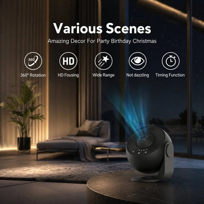 Galaxy Projector Night Light 13 Scenes USB Powered