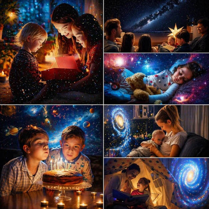 Galaxy Projector Night Light 13 Scenes USB Powered