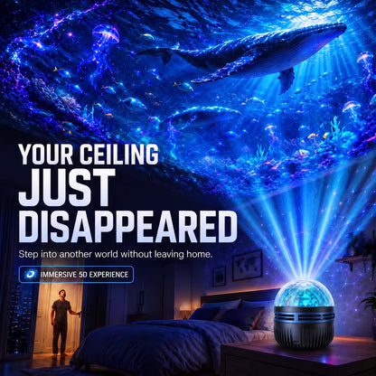 Galaxy Projector Night Light Dynamic Effects 360° Gooseneck