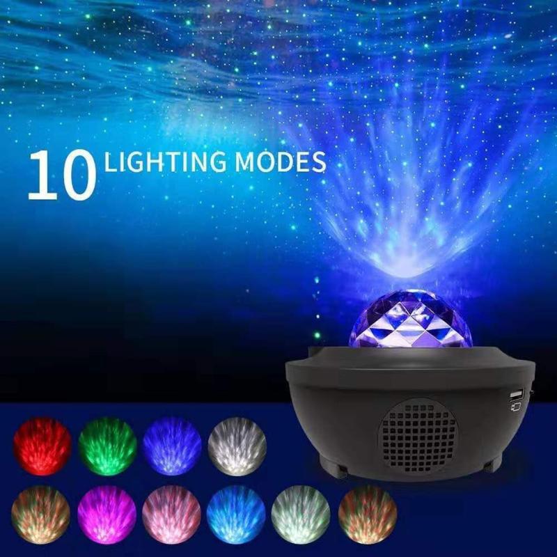 Galaxy Projector Ocean Wave & Starry Sky Bluetooth Speaker