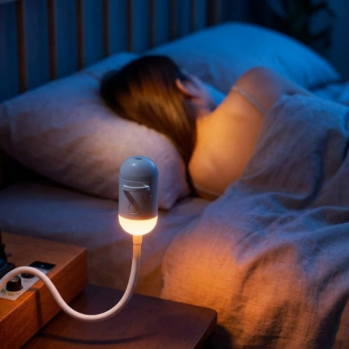 Galaxy Projector Starry Projection & Warm Night Light USB-Powered