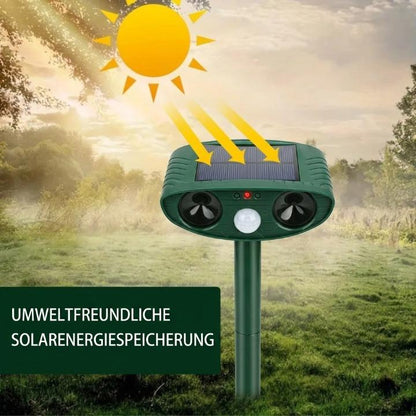 Garden Animal Repellent Ultrasonic Motion-Activated Solar-Powered