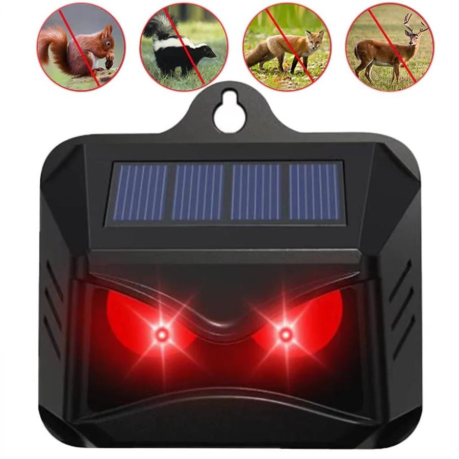 Garden Animal Repeller Solar-Powered Ultrasonic 2-Pack