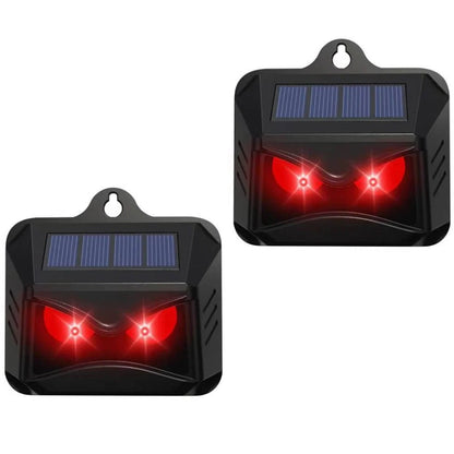 Garden Animal Repeller Solar-Powered Ultrasonic 2-Pack