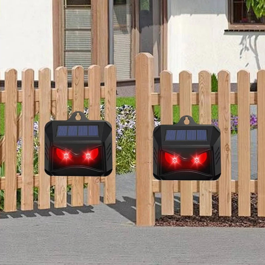 Garden Animal Repeller Solar-Powered Ultrasonic 2-Pack