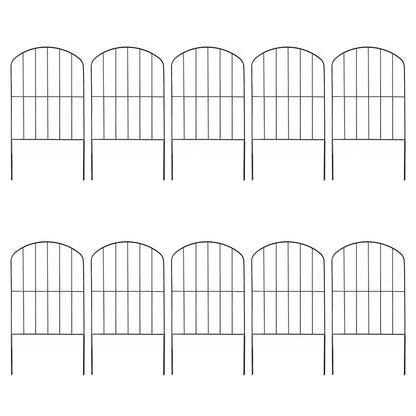 Garden Border Fence Flexible Stainless Steel Powder Coated