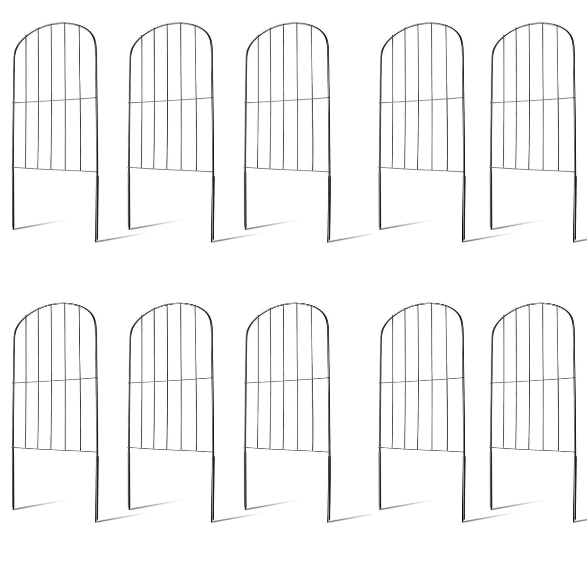Garden Border Fence Flexible Stainless Steel Powder Coated