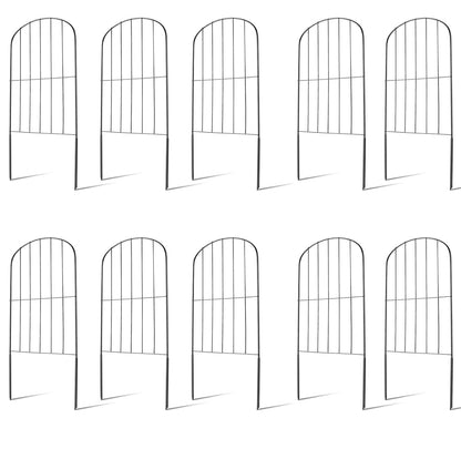 Garden Border Fence Flexible Stainless Steel Powder Coated