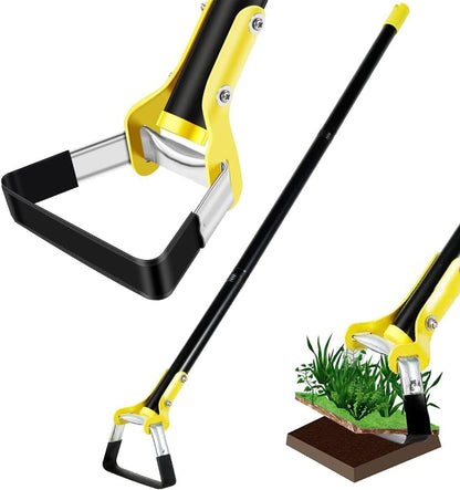 Garden Hoe Ergonomic Long Handle Stainless Steel Blade