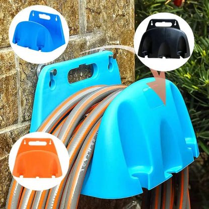 Garden Hose Holder Wall-Mounted Carry Handle Weather-Resistant