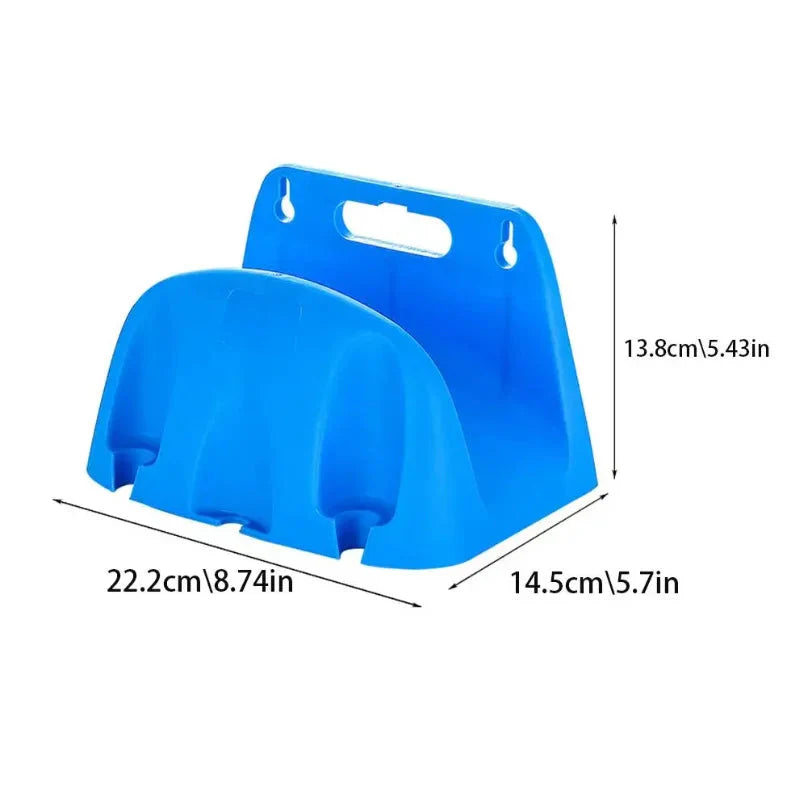 Garden Hose Holder Wall-Mounted Carry Handle Weather-Resistant