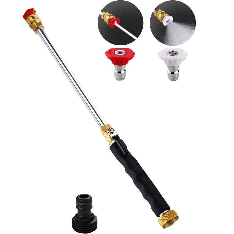 Garden Hose Nozzle High-Pressure Jet & Fan