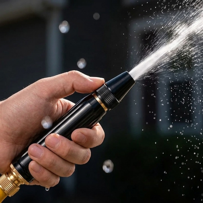 Garden Hose Nozzle High-Pressure & Multiple Spray Modes