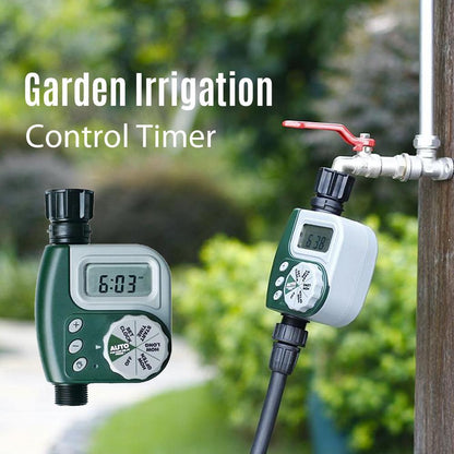 Garden Irrigation Timer Programmable 1-300 Min LCD Waterproof