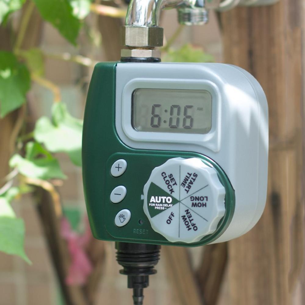 Garden Irrigation Timer Programmable 1-300 Min LCD Waterproof