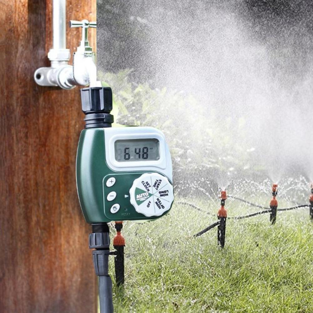 Garden Irrigation Timer Programmable 1-300 Min LCD Waterproof