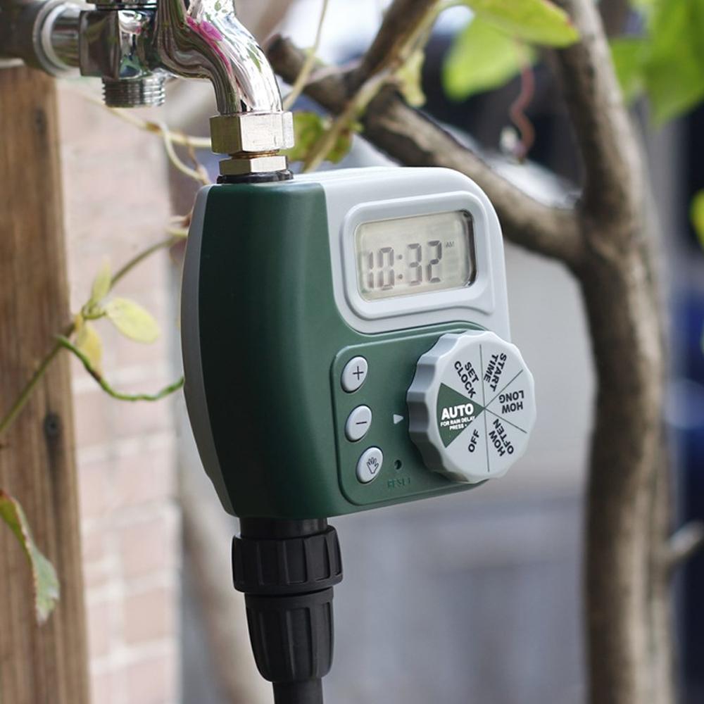 Garden Irrigation Timer Programmable 1-300 Min LCD Waterproof
