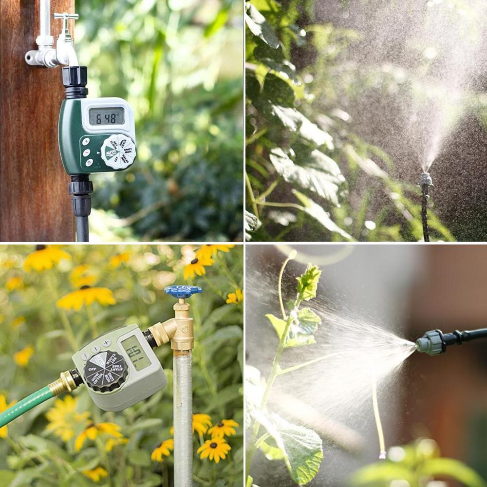Garden Irrigation Timer Programmable 1-300 Min LCD Waterproof