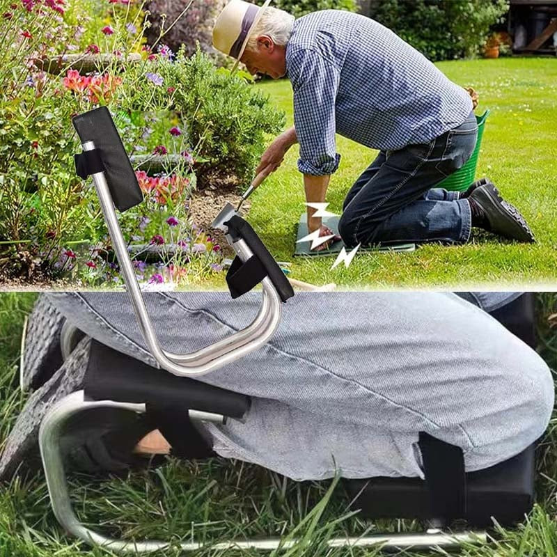 Garden Kneeler Height-Adjustable Thick EVA Foam 331 Lb Capacity