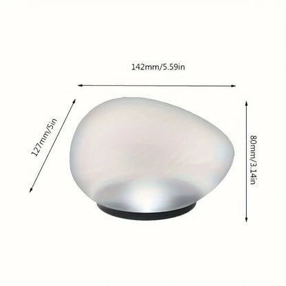Garden Lamp Solar-Powered LED Stone-Look Finish