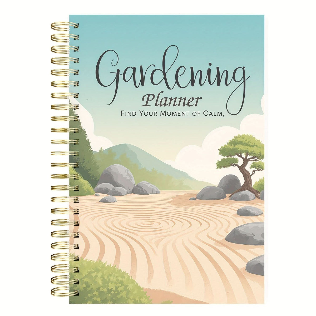 Garden Planner A5 Undated Spiral-Bound Plant Care Tracker