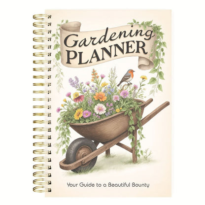 Garden Planner A5 Undated Spiral-Bound Plant Care Tracker