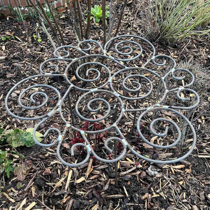 Garden Plant Support Sturdy Metal Decorative Scroll