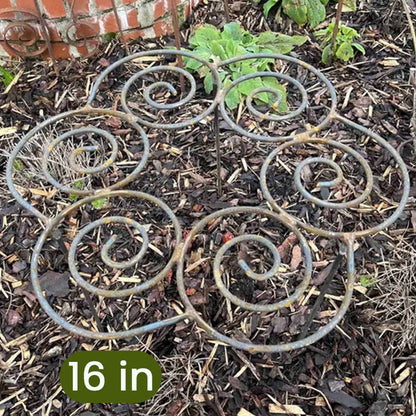 Garden Plant Support Sturdy Metal Decorative Scroll