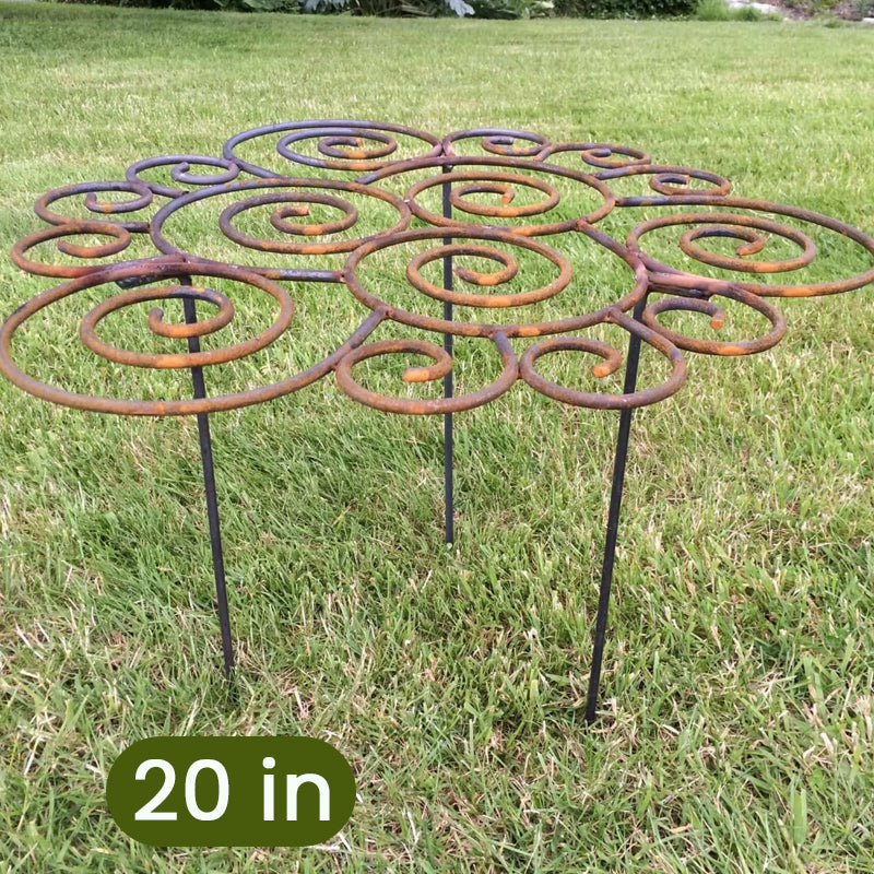 Garden Plant Support Sturdy Metal Decorative Scroll