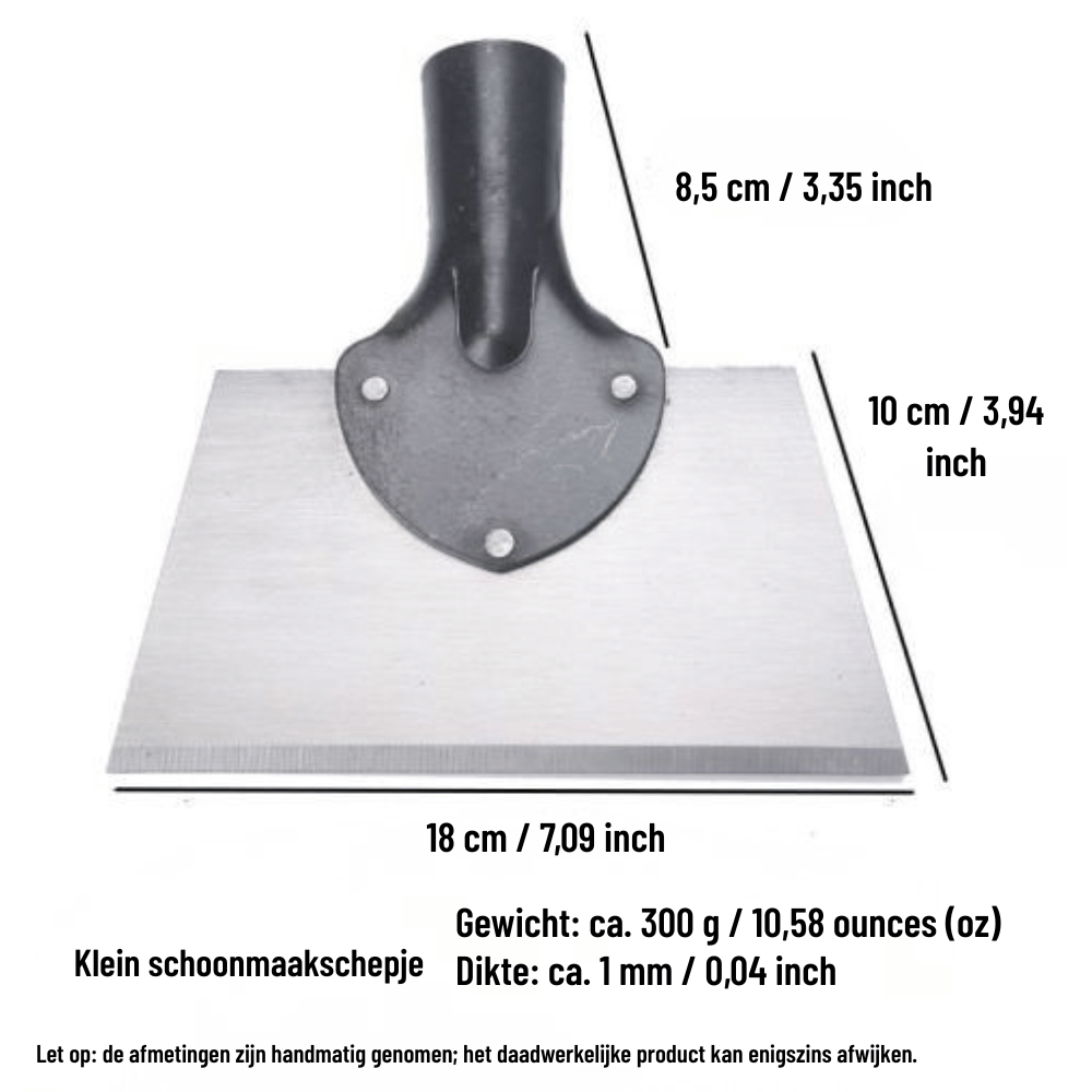Garden Scraper Sharp Manganese Blade & Ergonomic Wooden Handle