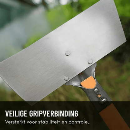 Garden Scraper Sharp Manganese Blade & Ergonomic Wooden Handle