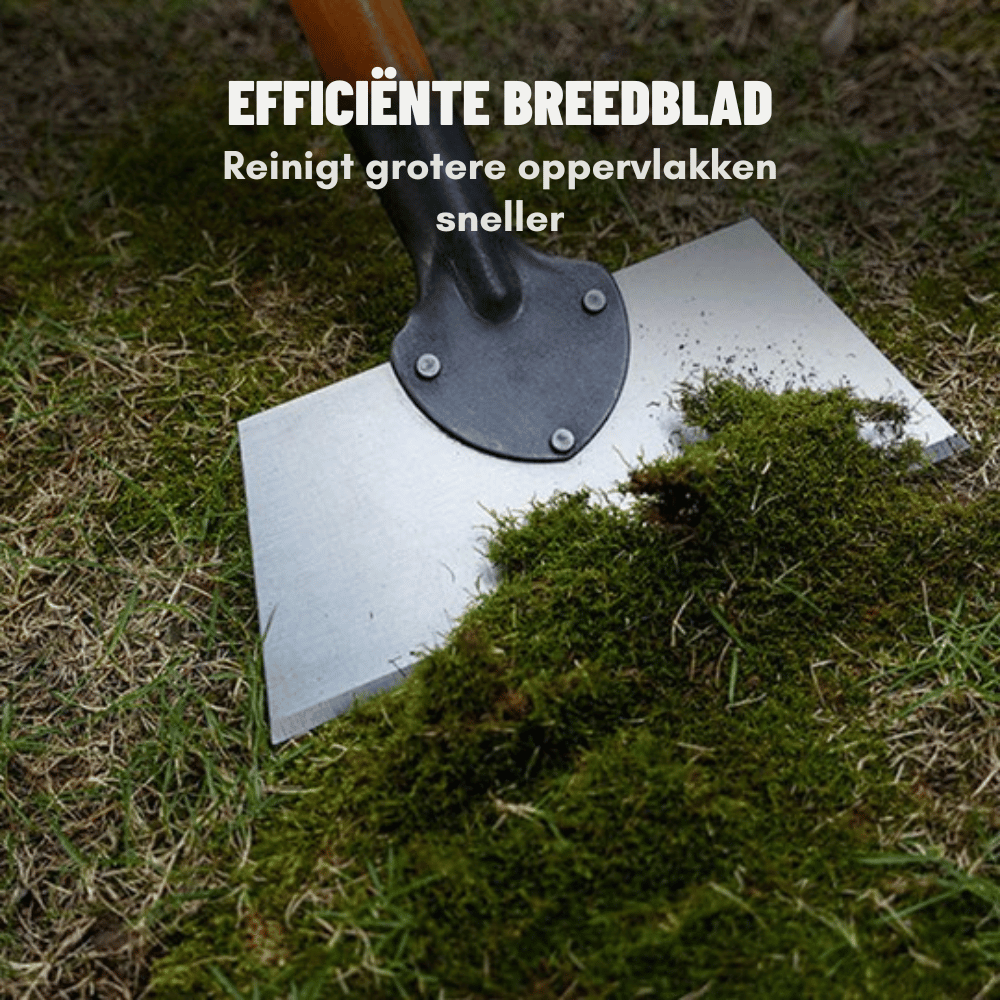 Garden Scraper Sharp Manganese Blade & Ergonomic Wooden Handle