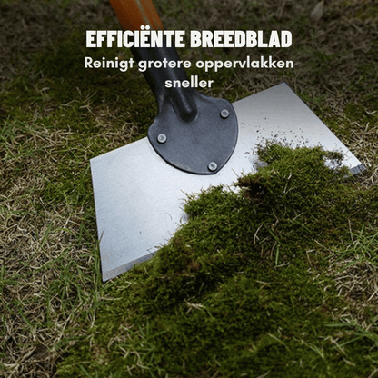 Garden Scraper Sharp Manganese Blade & Ergonomic Wooden Handle