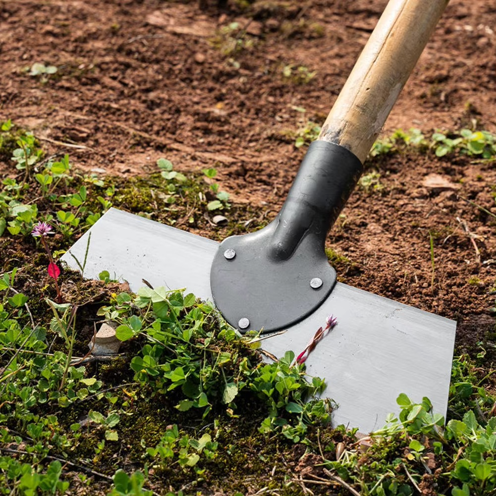Garden Scraper Sharp Manganese Blade & Ergonomic Wooden Handle
