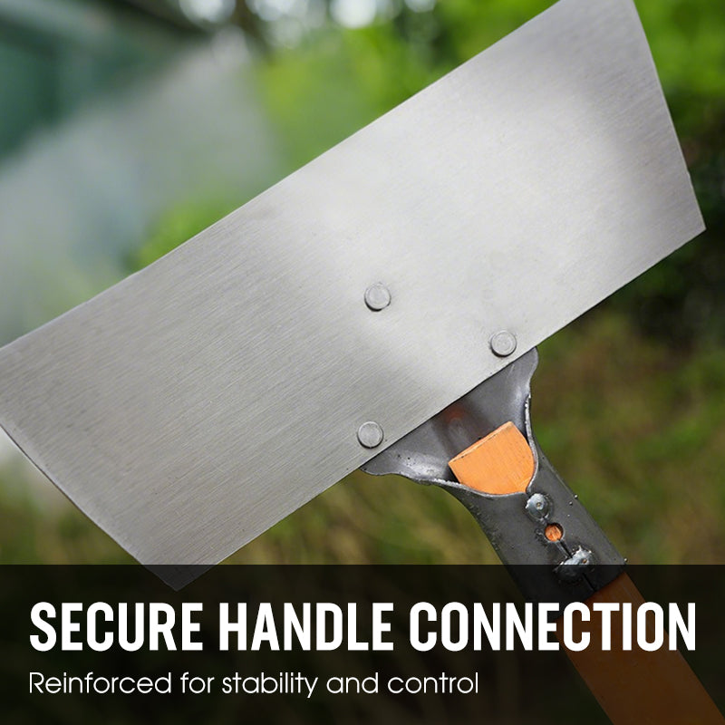 Garden Scraper Sharp Manganese Blade & Ergonomic Wooden Handle