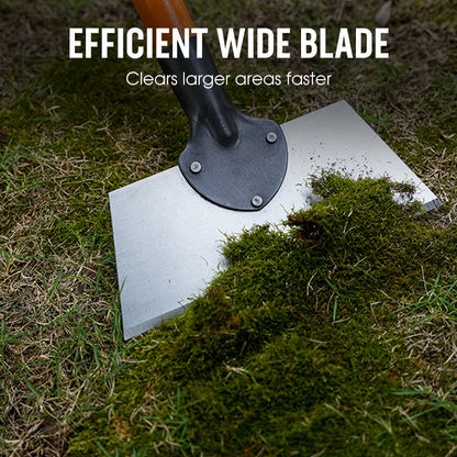 Garden Scraper Sharp Manganese Blade & Ergonomic Wooden Handle