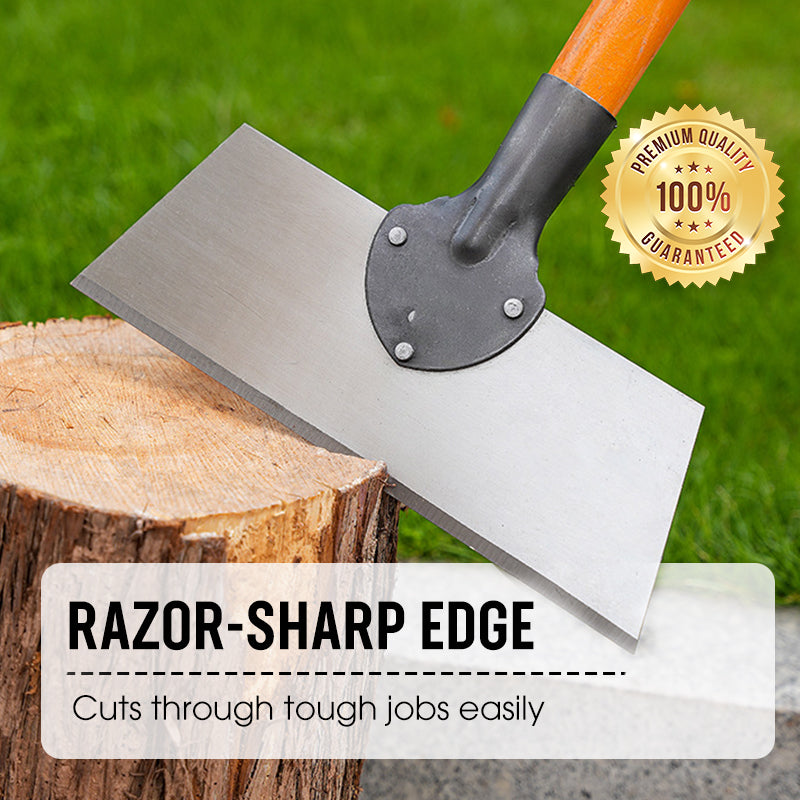 Garden Scraper Sharp Manganese Blade & Ergonomic Wooden Handle