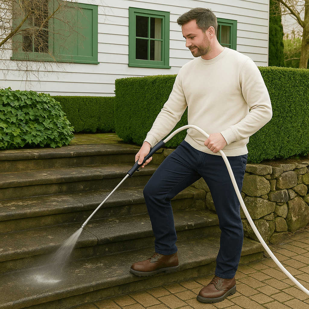 Garden Spray Gun High-Pressure 90° Rotating Metal Handle