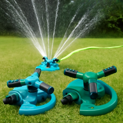 Garden Sprinkler 360 Degree Rotary Water-Saving Adjustable Pressure