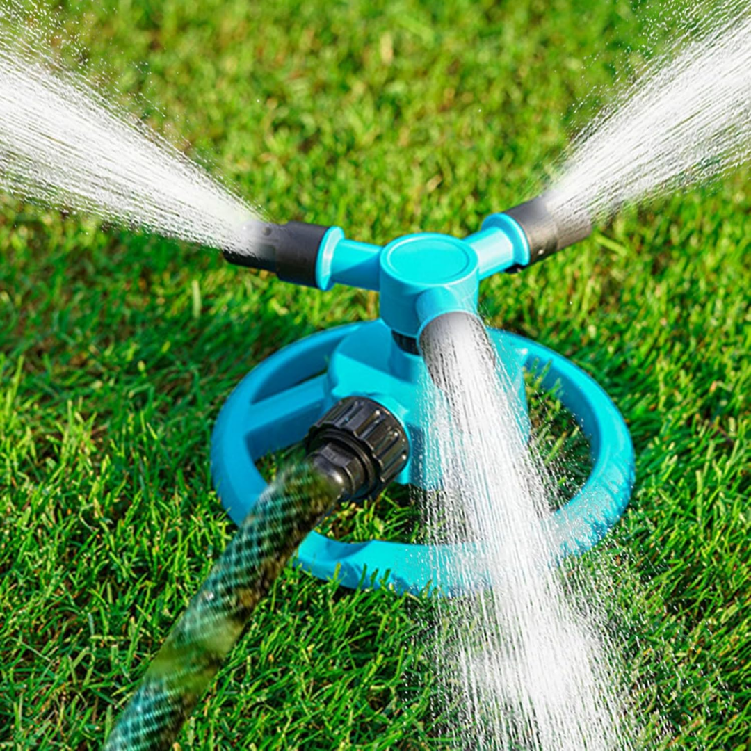 Garden Sprinkler 360 Degree Rotary Water-Saving Adjustable Pressure