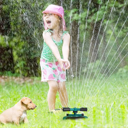 Garden Sprinkler 360 Degree Rotary Water-Saving Adjustable Pressure